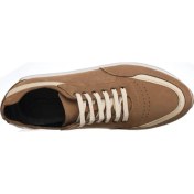 Resim Costo Shoes YC2023 Kum Nubuk Deri Erkek Spor Ayakkabı Rahat Hafif Taban Geniş Kalıp 