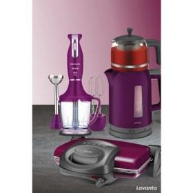 Resim Goldmaster Lavanta Mor Elektrikli Mutfak Çeyiz Seti 3 Lü Evlilik Paketi 