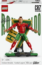 Resim LEGO Editions Cristiano Ronaldo - Futbol Efsanesi 43016-12 Yaş ve Üzeri Çocuklar için Figür ve Baskılı İmza Levhası İçeren Yaratıcı Oyuncak Yapım Seti, Doğum Günü Hediyesi Fikri (854 Parça) 