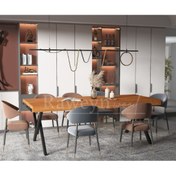 Resim deryawood Raweyn Masif Ahşap Cissus Toplantı Masası 110*280*76 Cm 