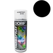 Resim dorf Mat Siyah Sprey Boya Siyah Vernikli Akrilik Ral9005 400ml 