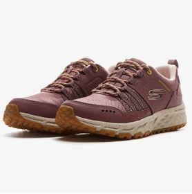 Resim Skechers Escape Plan-endless Pursuit Water Repellent Leather Memory Foam Womens Outdoor Shoes Su Tutmayan Hafızalı Taban Hakiki Deri Kadın Outdoor Ayakkabı Mor 