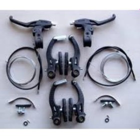 Resim Bisiklet Mtb V Brek Fren Takımı Komple Full Set 