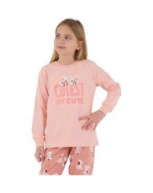 Resim Rolypoly Rp3708-2 Kız Çocuk Kışlık İkili Pijama Takım SOMON 