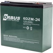 Resim ORBUS Akü 12 Volt 24 Amper / Kıjo ( 180 X 76 X 167 Mm ) ( Elektirikli Bisiklet Aküsü ) 6 Dzm 24 