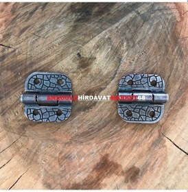 Resim Anadoluhirdavat Dekoratif Stoplu Ahşap Kutu Menteşesi Kutu Menteşe 2Adet 3*3Cm 