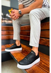 Resim Ch153 Cbt Oxford Erkek Ayakkabı Sıyah Siyah 