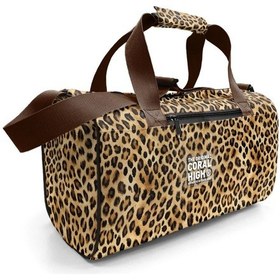 Resim Coral High Kız Çocuk Spor Ve Seyahat Çantası - Kahverengi Leopar Desenli - 27533 Çok Renkli 