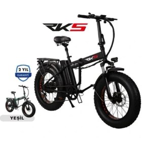 Resim Rks Nıtro Pro Katlanır Kalın Teker Elektrikli Bisiklet.siyah 