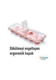 Resim Zhltools Buz Kalıbı - Bas-bırak Kapaklı Silikon Buz Kalıbı 4 Lü Set Siyah 
