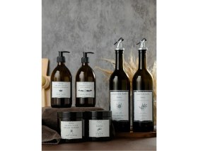 Resim Büyülü Home 3lü Set 6 Parça 2li 750ML Yağdanlık 2li 250ML Sıvı Sabunluk 2li Pamukluk 3lüset 