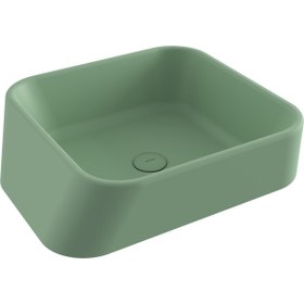 Resim Bocchi Firenze Çanak Lavabo 51 Cm Mat Mint Yeşil 1005-033-0125 