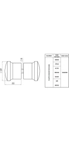 Resim Anpa Duşakabin Tekli Topuz Kulp 1 Takım 