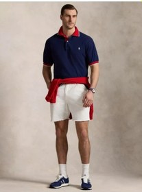 Resim Polo Ralph Lauren Polo Yaka Tişört Lacivert-kırmızı 