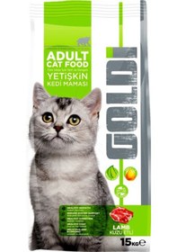 Resim Goldi Adult Yetişkin Kedi Maması Yetişkin 15 KG 