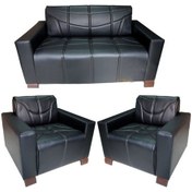 Resim Koltukstilim Aron Ofis Kanepe Takımı Siyah 