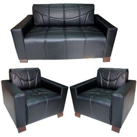 Resim Koltukstilim Aron Ofis Kanepe Takımı Siyah 