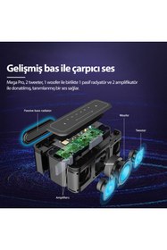 Resim Tronsmart Mega Pro 60 W TWS Sound Pulse NFC Bluetooth Hoparlör 