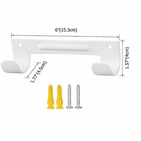 Resim Microcase Duvara Monte Ütü Ve Eşya Askılığı 2 Adet Al5441 Beyaz 