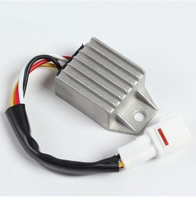 Resim Yifomall Ktm250 300 400 İçin Yüksek Kaliteli Alüminyum Voltaj Regülatörü - 2728101000/80011034000 Uyumlu Gümüş 