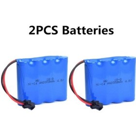 Resim 4.8 v 1800 Mah 2 Adet Oyuncak Araba Bataryası 