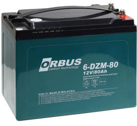 Resim ORBÜS 12 VOLT 80 AH JEL AKÜ 