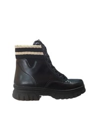 Resim M.p. 232-1427 Zn Kadın Siyah Düz Bot-siyah Siyah 