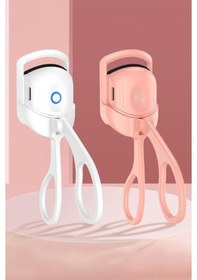 Resim Kirpik Kıvırıcı Isıtıcılı Kirpik Kıvırıcı Sabitler Kıvırır Şekillendirir - Şarjlı 