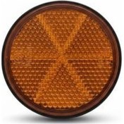 Resim Yuvarlak Reflektör Küçük 5mm Sarı Aym 