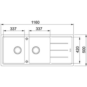 Resim Franke Basis Bfg 621 Granit Nero Eviye 