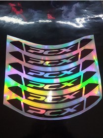 Resim Oracal HONDA PCX HOLOGRAM JANT ŞERİT STİCKER 