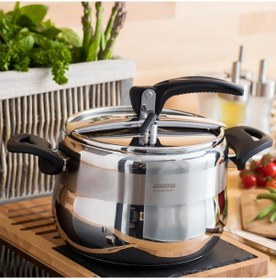 Resim Ambossamber 12 L Düdüklü Tencere Siyah 