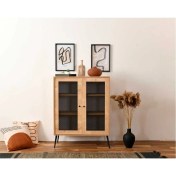 Resim Vow Home Living Calvin Büfe - Çok Amaçlı Dolap - Tel Kapak Detaylı - Modern Görünüm 