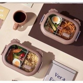 Resim Bölmeli Paslanmaz Çelik Yemek Kutusu 