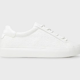 Resim Calvin Klein Bayan Ayakkabı Hw0hw02573 0k4 Beyaz Beyaz 