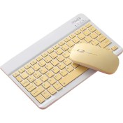 Resim Dolity 10 Inç Mini Kablosuz Bluetooth Klavye (Yurt Dışından) 