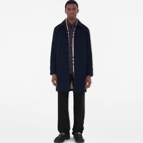 Resim Burberry Mid-length Camden Heritage Car Erkek Lacivert Trençkot 