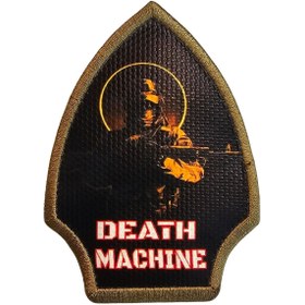 Resim ISG Airsoft DEATH MACHINE PATCH - RENKLİ 