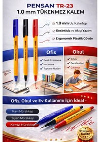Resim Tr-23 1.0 Mm Kırmızı 12'li Tükenmez Kalem Kırmızı12 