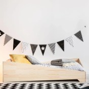 Resim MiniWood Montessori Yatak Casa Çocuk Karyolası 
