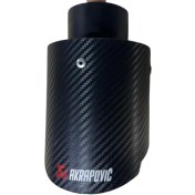 Resim Akrapovič 100 mm Tekli Egzoz Ucu | Sportif Görünüm & Dayanıklı Çelik 