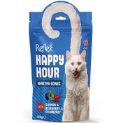 Resim Happy Hour Somon Yaban Mersini ve Kızılcık Kemik Sağlığı Kedi Ödülü 60 Gr 