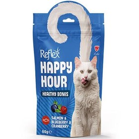 Resim Happy Hour Somon Yaban Mersini ve Kızılcık Kemik Sağlığı Kedi Ödülü 60 Gr 