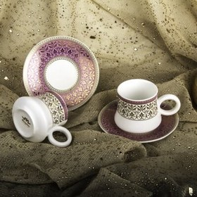 Resim Marianna Hy ETohanaic Pembe Fincan Takımı 