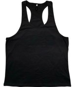 Resim TOP GLORY FİTNESS GYM TANK TOP ATLET SPORCU ATLETİ SİYAH TTG5031W 