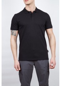 Resim Alpinist Stratus Erkek Polo T-Shirt Siyah 