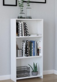 Resim Remaks 3 Raflı Kitaplık - Beyaz 