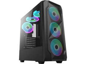 Resim Gameforce Cold 6X120MM RGB Kumanda ve Kontrolcü Fanlı Oyuncu Kasası 6X120MM - Boş Kasa 