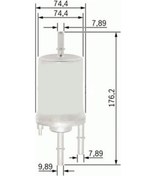 Resim SARDES SF6013 Benzin Filtresi A4 A6 A8 1.8T 2.4 3.0 6.0 