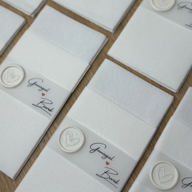 Resim Beyaz Mühürlü Peçete 